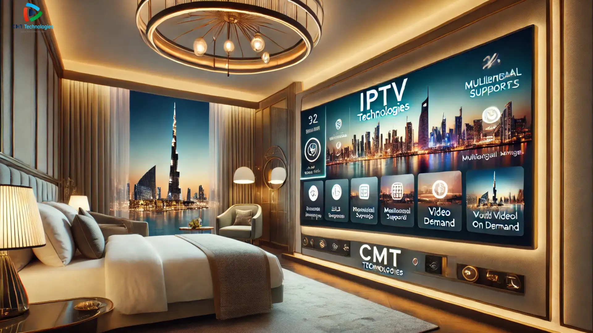 Best IPTV System For Hotels in UAE - CMT Technologies