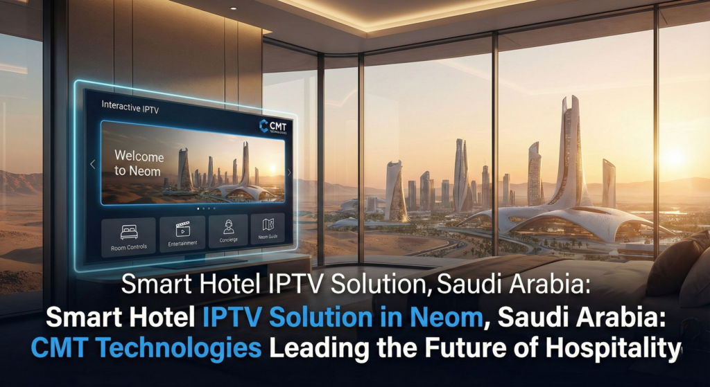 healthcare iptv solutions in neom ksa