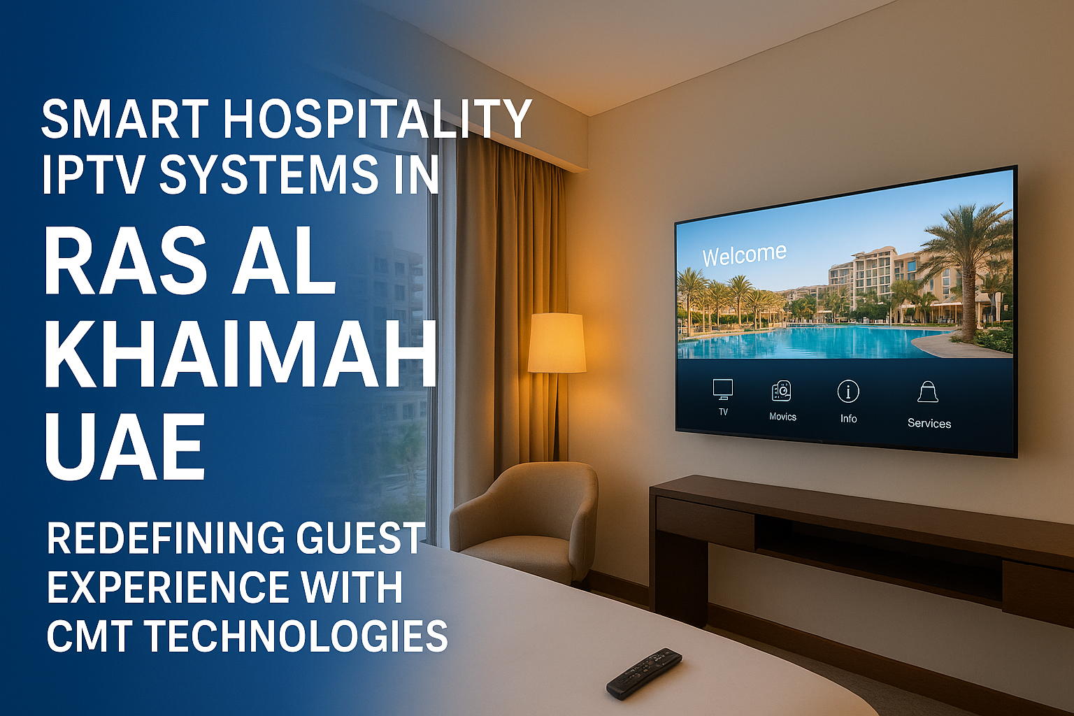 Smart Hospitality IPTV System in Ras Al Khaimah UAE - CMT Technologies