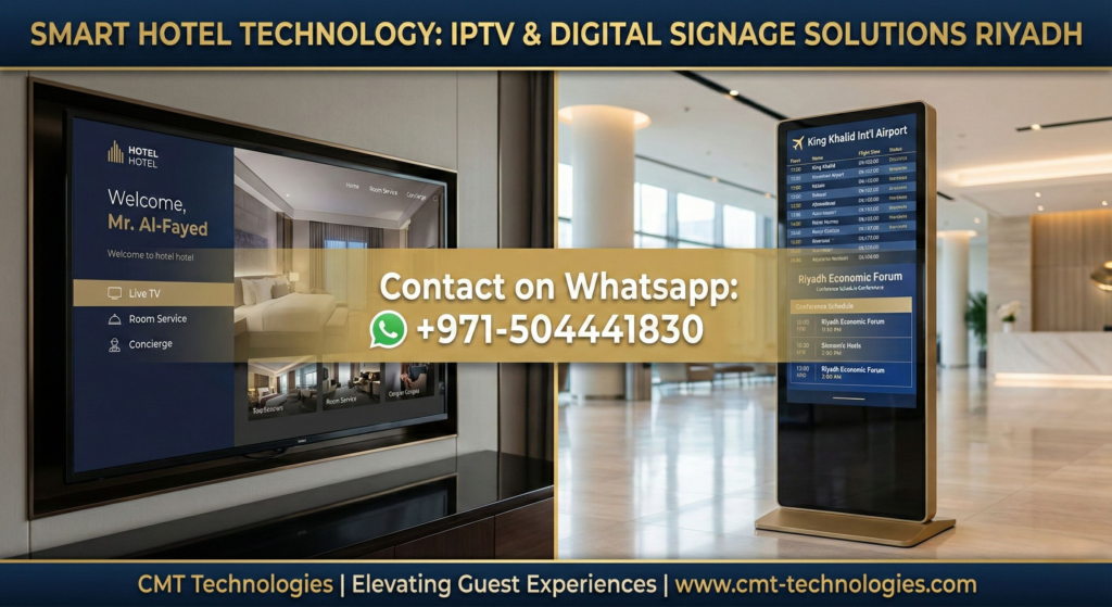 IPTV and digital signage solutions Riyadh 2026